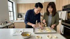 Crescent Roll Bows Step by Step: The Simple Cut-and-Fold Trick