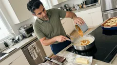 A small butternut squash béchamel twist for richer homemade lasagna