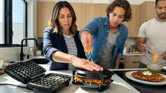 The Simple Waffle Maker Technique for Crispy, Cheesy Sweet Potato Waffles